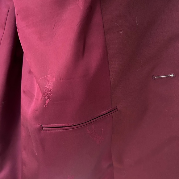 Bobby Jones golf sport coat size 44 cranberry - Picture 10 of 12